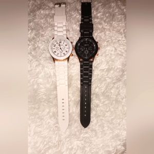 NEW BLACK AND WHITE WATCHES